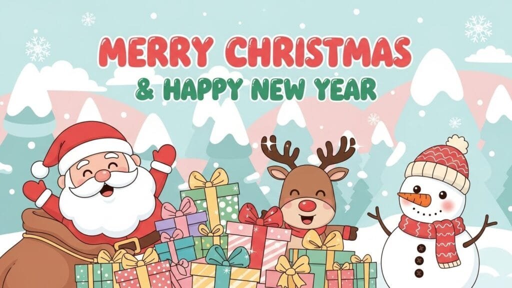 Merry Christmas & Happy New Year 2026 Images